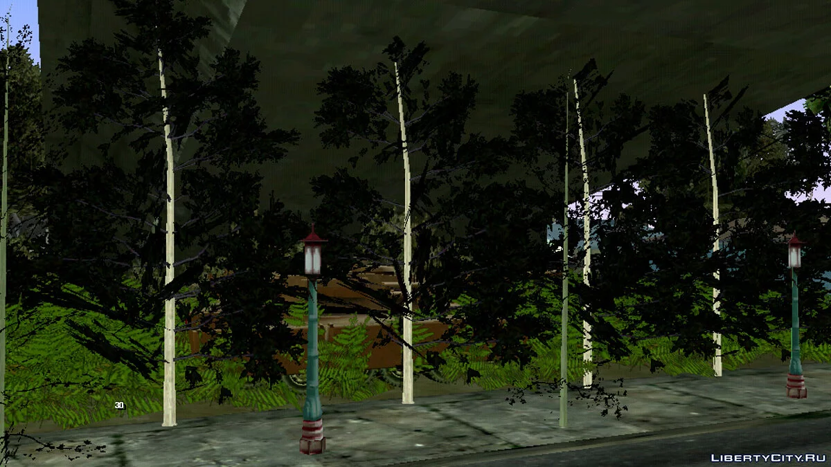 Повышенная растительность на Grove Street / GTA San Andreas (iOS, Android)
