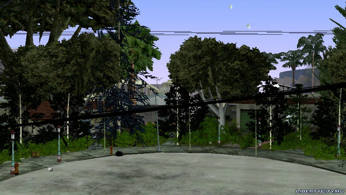 Повышенная растительность на Grove Street / GTA San Andreas (iOS, Android)