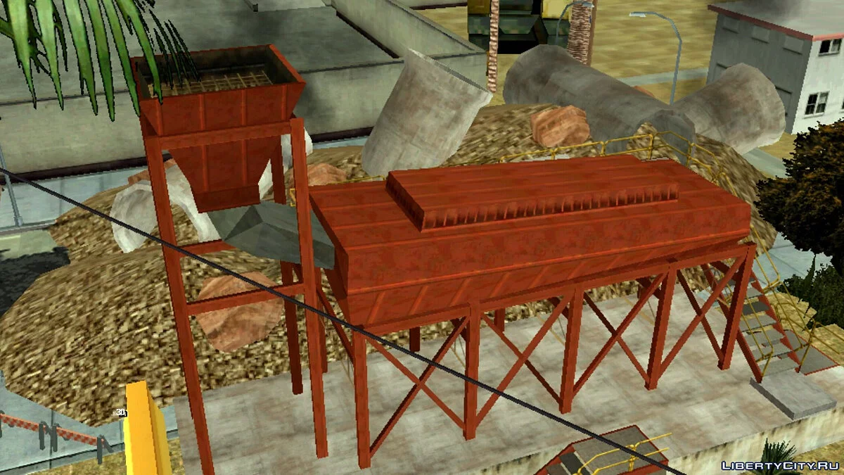 Ремонт дороги в Лос-Сантосе / GTA San Andreas (iOS, Android)