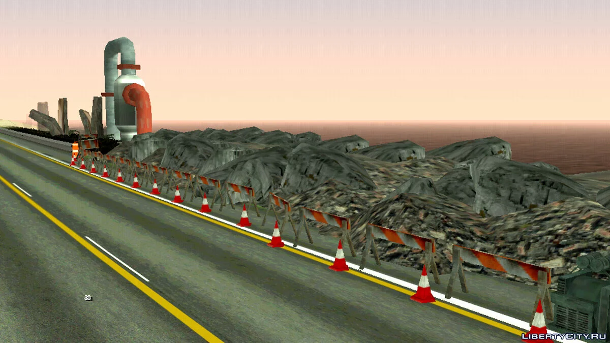 Ремонт дороги / GTA San Andreas (iOS, Android)