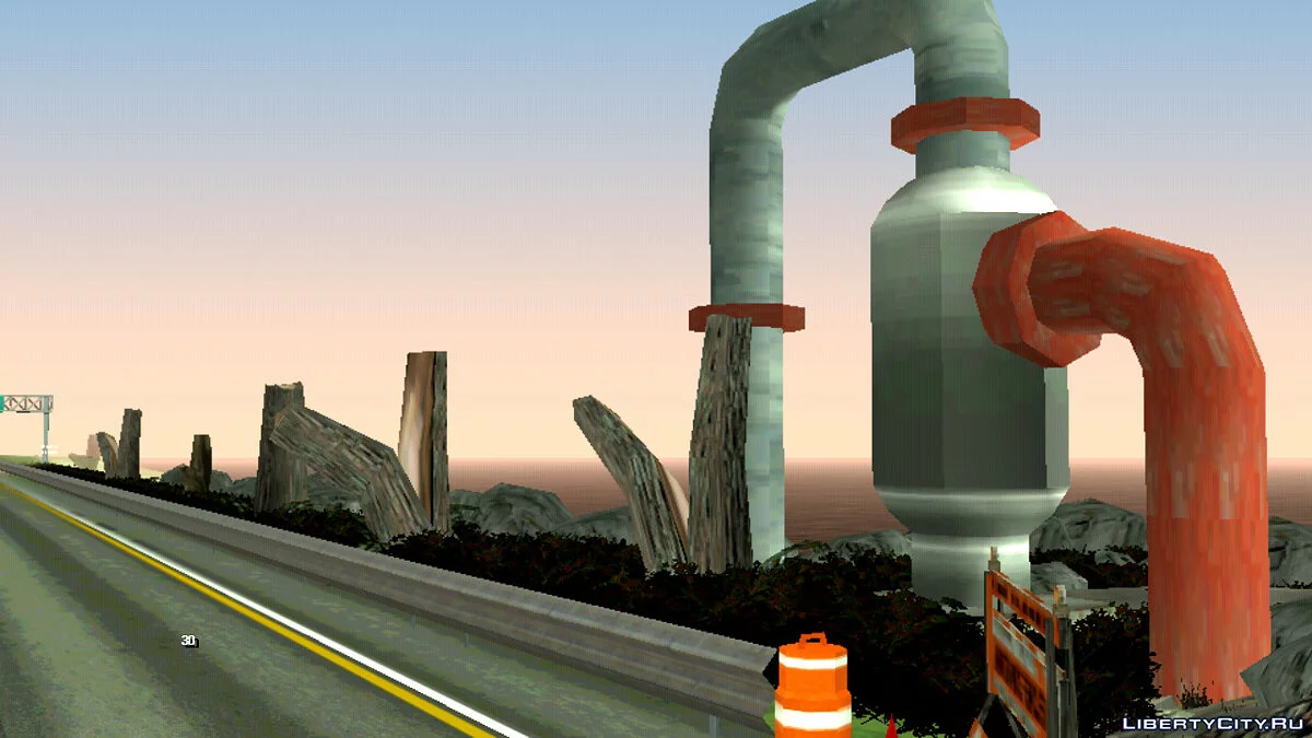 Ремонт дороги / GTA San Andreas (iOS, Android)