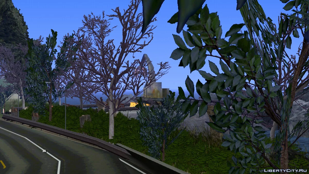 Строительство моста + густой лес / GTA San Andreas (iOS, Android)