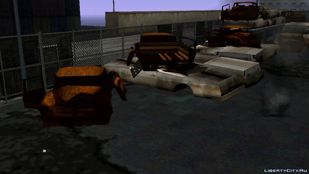 Свалка автомобилей в Лос-Сантосе / GTA San Andreas (iOS, Android)