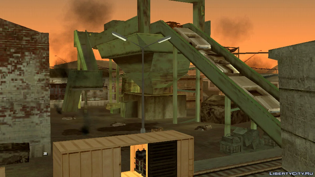 Свалка автомобилей в Лос-Сантосе / GTA San Andreas (iOS, Android)