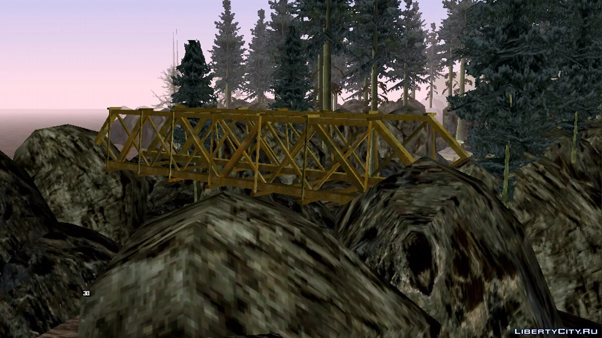 Трасса для гонок по бездорожью  / GTA San Andreas (iOS, Android)