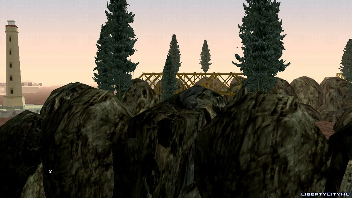 Трасса для гонок по бездорожью  / GTA San Andreas (iOS, Android)