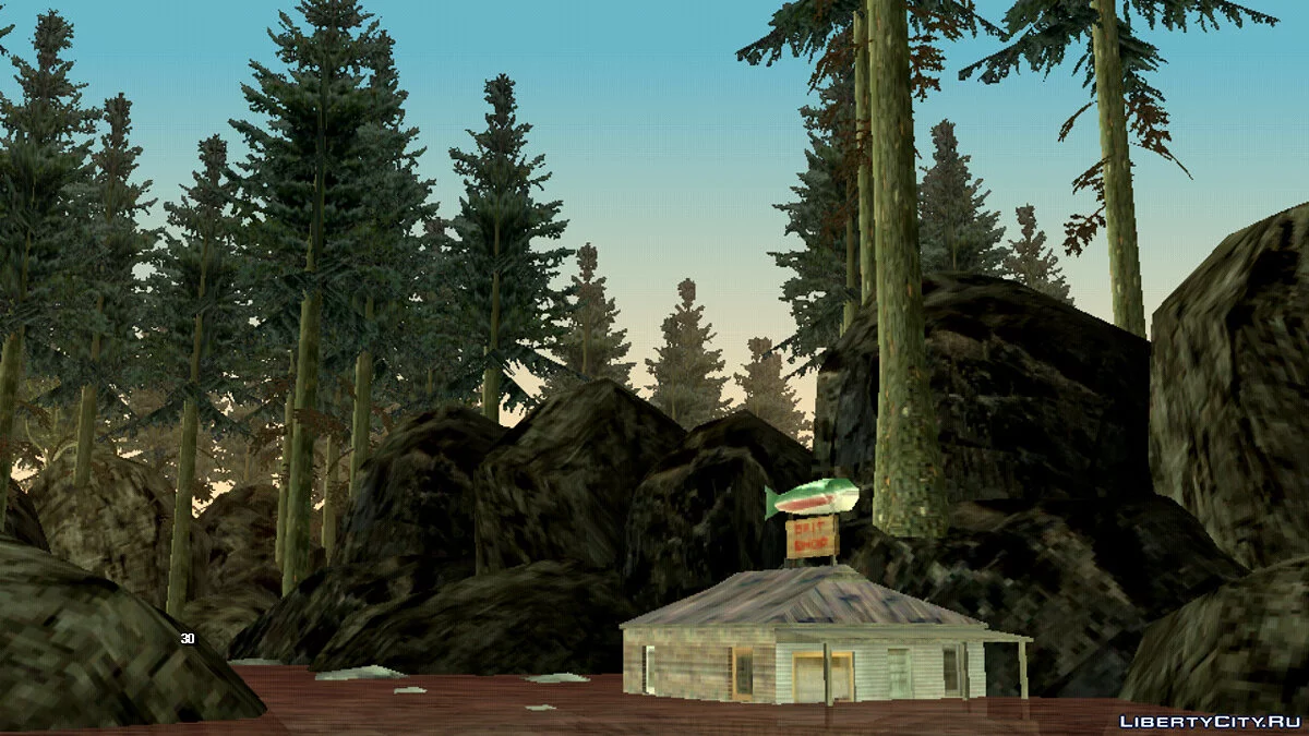 Трасса для гонок по бездорожью  / GTA San Andreas (iOS, Android)