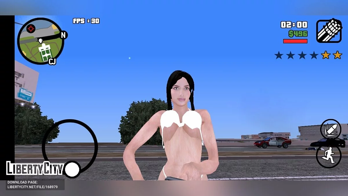 Физика груди при беге / GTA San Andreas (iOS, Android)