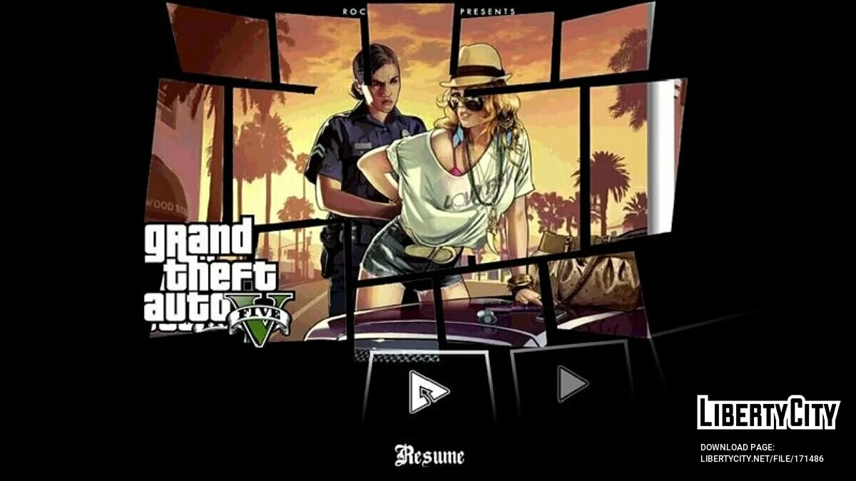 Загрузочный экран из GTA 5 / GTA San Andreas (iOS, Android)