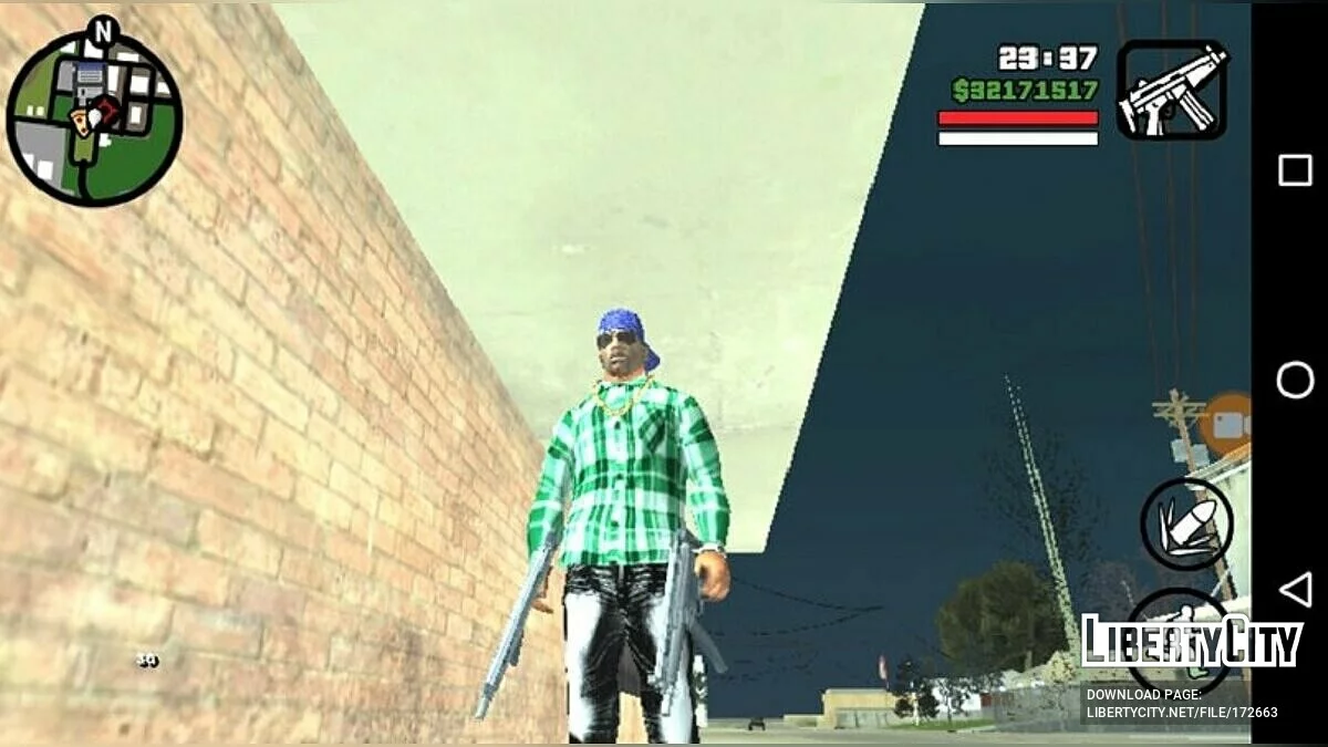 Двойное оружие / GTA San Andreas (iOS, Android)