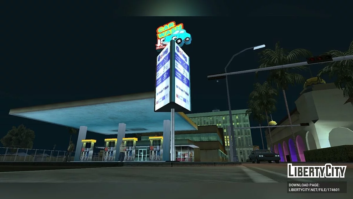 Улучшенное освещение зданий / GTA San Andreas (iOS, Android)