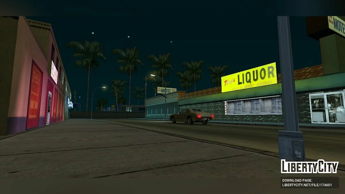 Улучшенное освещение зданий / GTA San Andreas (iOS, Android)