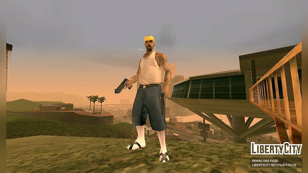 Скачать Desert Eagle в двух руках для GTA San Andreas (iOS, Android)