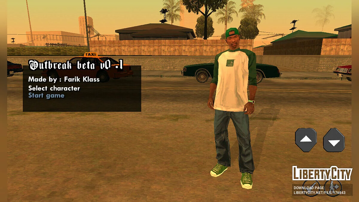 Outbreak - Zombies Apocalypse v0.2 / GTA San Andreas (iOS, Android)