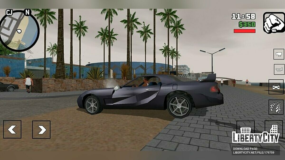 Скачать Новые клавиши для GTA San Andreas (iOS, Android)