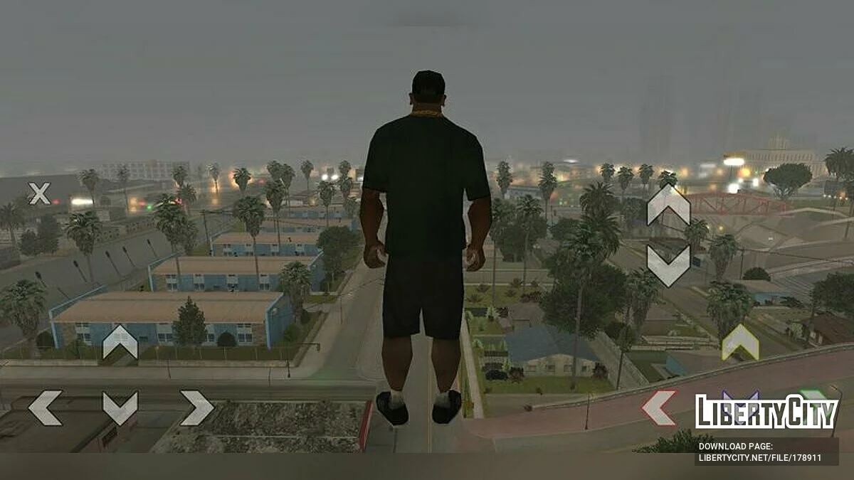 Прозрачные кнопки / GTA San Andreas (iOS, Android)
