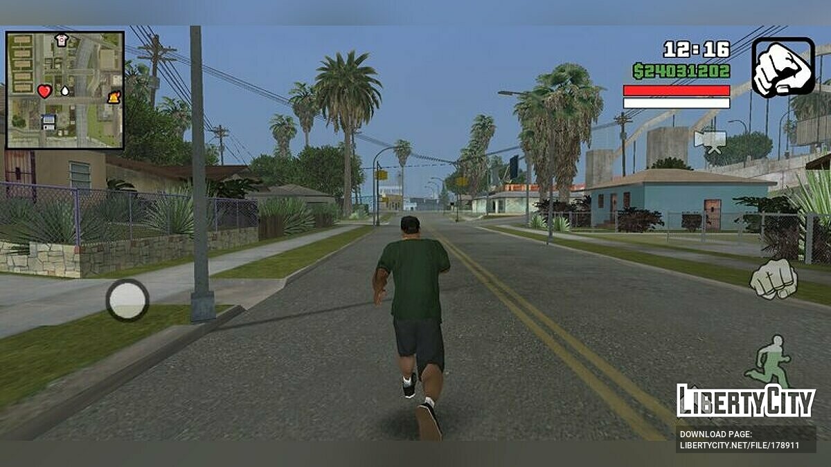 Скачать Прозрачные кнопки для GTA San Andreas (iOS, Android)