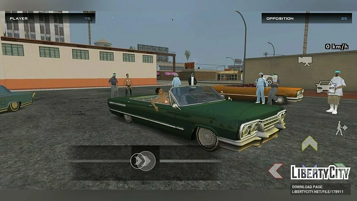 Прозрачные кнопки / GTA San Andreas (iOS, Android)
