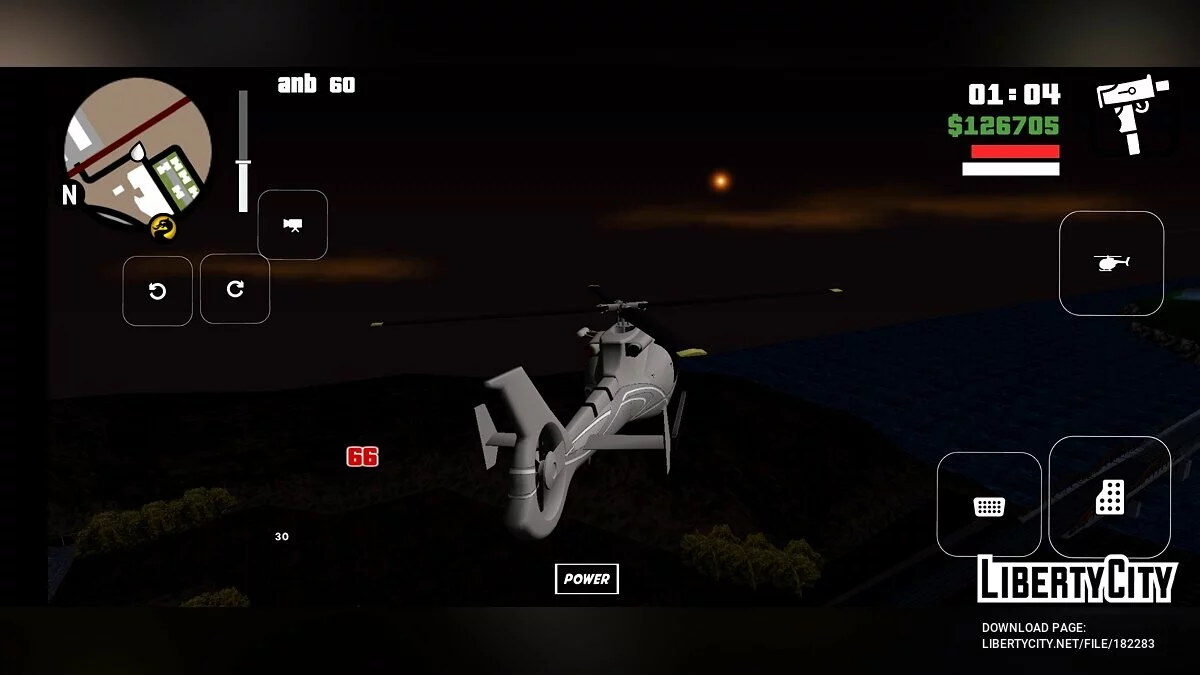 Прозрачные кнопки управления / GTA San Andreas (iOS, Android)