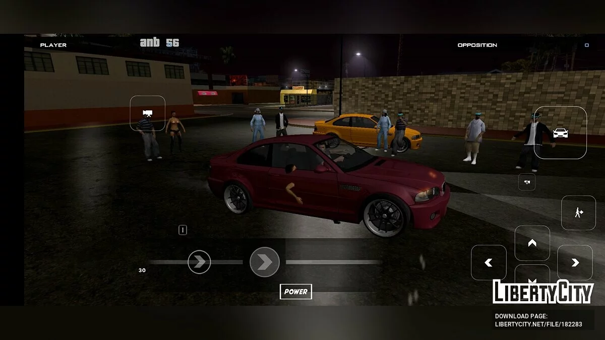Прозрачные кнопки управления / GTA San Andreas (iOS, Android)
