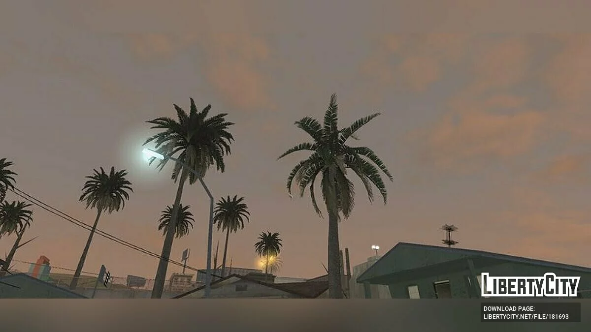 Пальмы из GTA 5 (неон) / GTA San Andreas (iOS, Android)