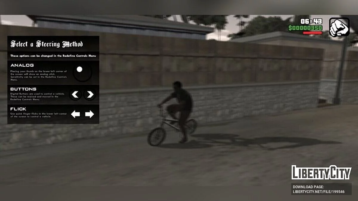 Худ в стиле ПК / GTA San Andreas (iOS, Android)