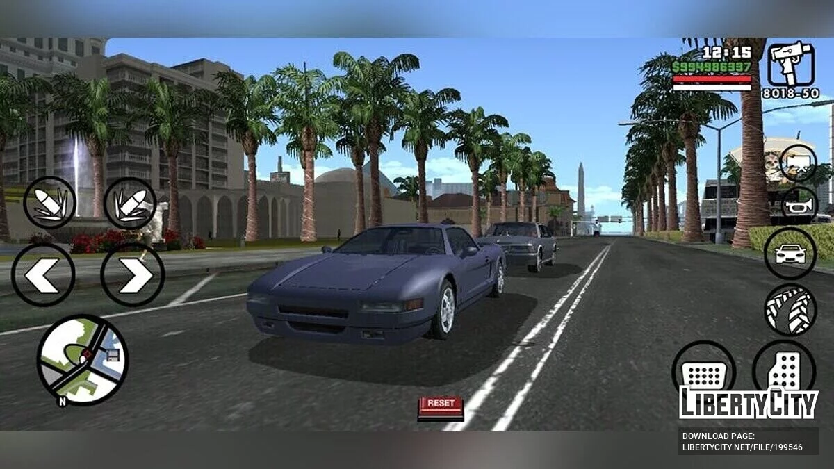 Худ в стиле ПК / GTA San Andreas (iOS, Android)