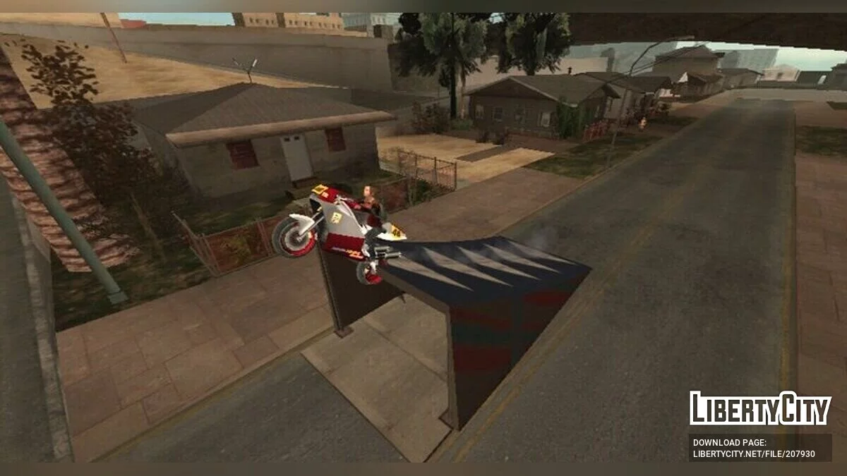 Рампа для трюков на Grove Street / GTA San Andreas (iOS, Android)
