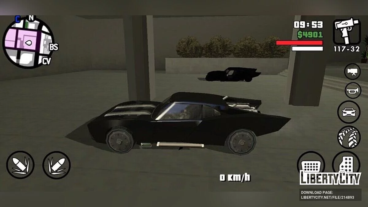 Мод на Бэтмена / GTA San Andreas (iOS, Android)