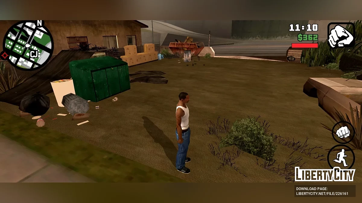 Больше объектов на Грув Стрит / GTA San Andreas (iOS, Android)