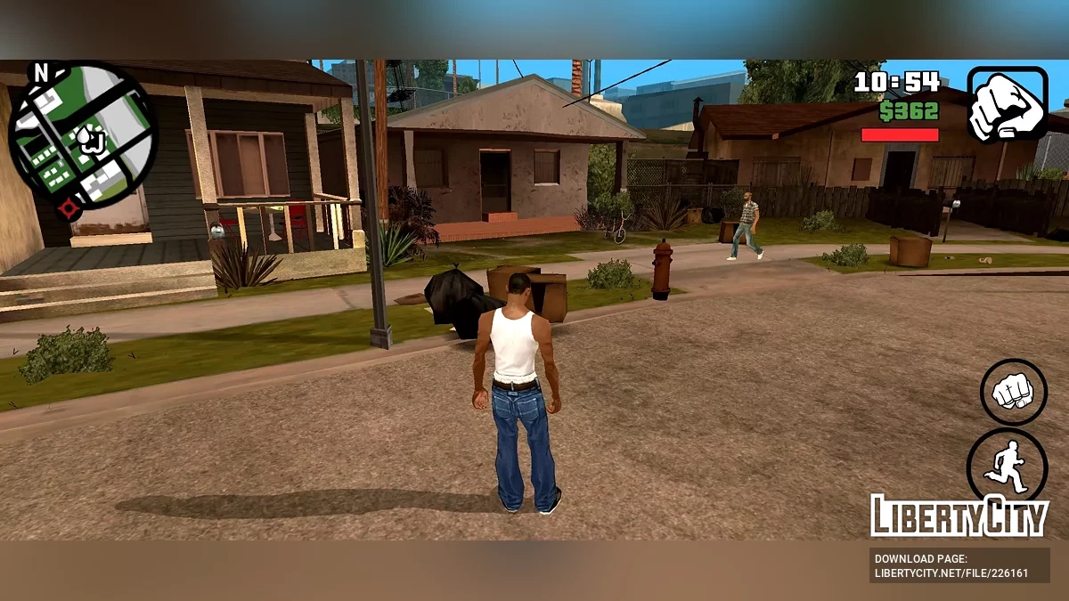 Больше объектов на Грув Стрит / GTA San Andreas (iOS, Android)