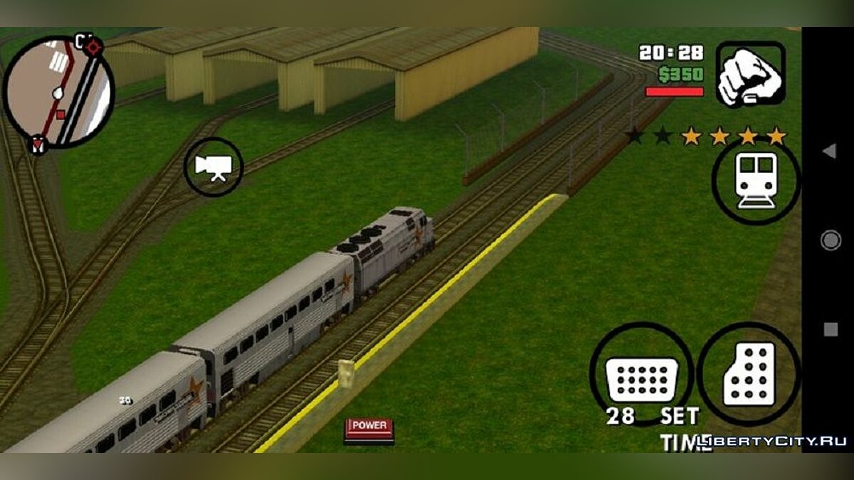 Поезд использует другой путь V2 для GTA San Andreas (iOS, Android) - Картинка #4