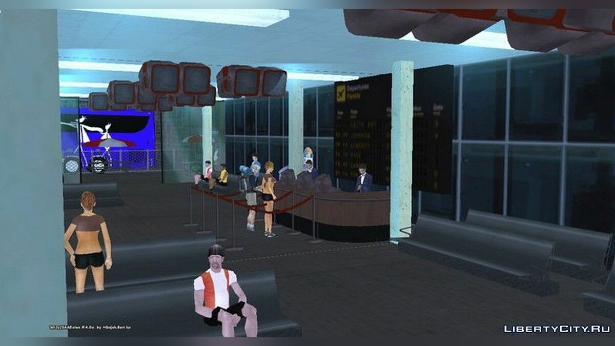 Автобусная станция в аэропорте Лос-Сантоса для GTA San Andreas (iOS, Android) - Картинка #4