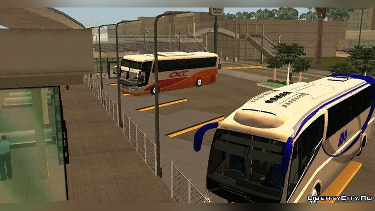 Автобусная станция в аэропорте Лос-Сантоса для GTA San Andreas (iOS, Android) - Картинка #1
