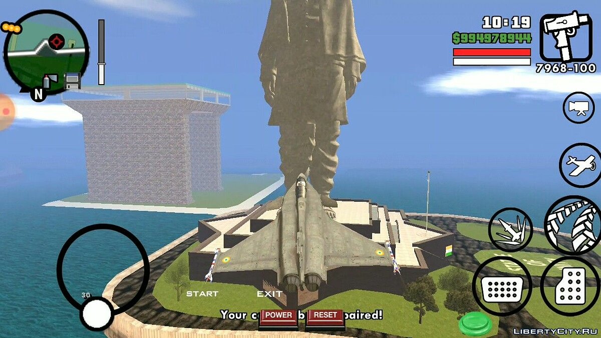 Statue of Unity in San Andreas V2 для GTA San Andreas (iOS, Android) - Картинка #7