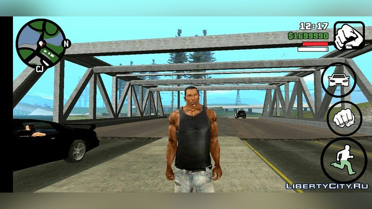 Открыта вся карта в начале игры для GTA San Andreas (iOS, Android) - Картинка #1