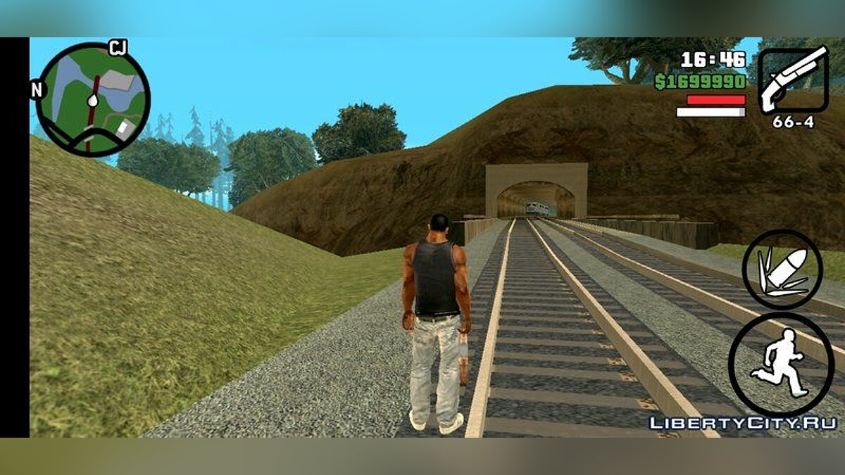 Открыта вся карта в начале игры для GTA San Andreas (iOS, Android) - Картинка #3