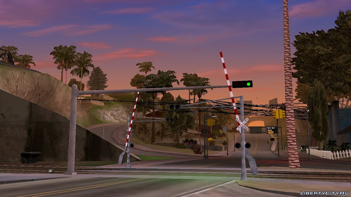 Шлагбаум в Лос-Сантосе для GTA San Andreas (iOS, Android) - Картинка #1