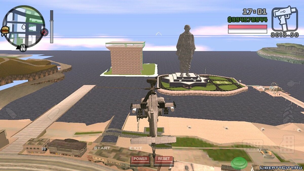 Statue of Unity in San Andreas V2 для GTA San Andreas (iOS, Android) - Картинка #3