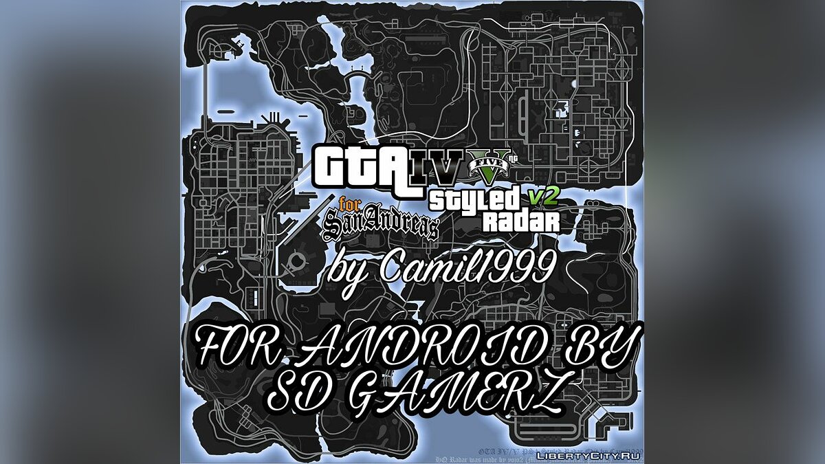 Радар в стиле GTA 5/GTA 4 для GTA San Andreas (iOS, Android) - Картинка #1