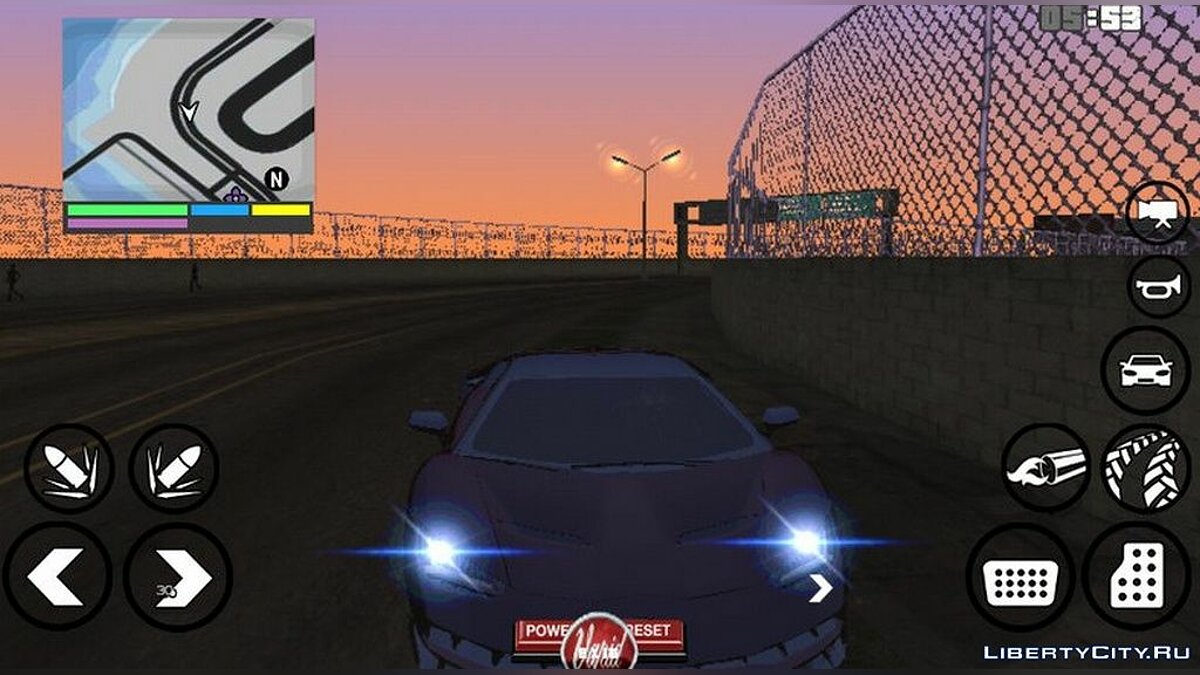 Прямоугольный радар для GTA San Andreas (iOS, Android) - Картинка #2