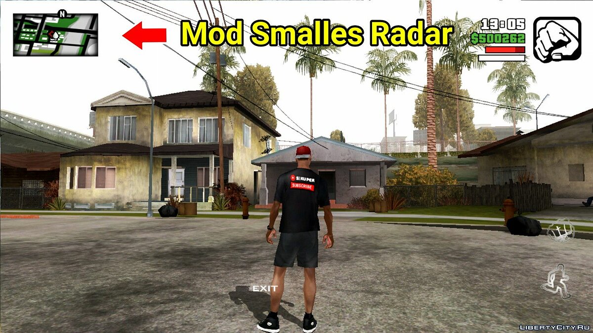 Маленький радар для GTA San Andreas (iOS, Android) - Картинка #1