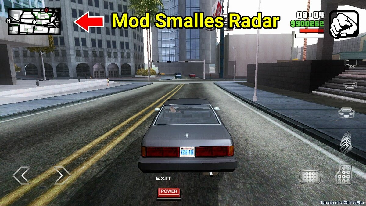 Маленький радар для GTA San Andreas (iOS, Android) - Картинка #2