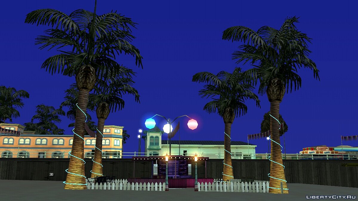 Ночное кафе на пляже для GTA San Andreas (iOS, Android) - Картинка #1
