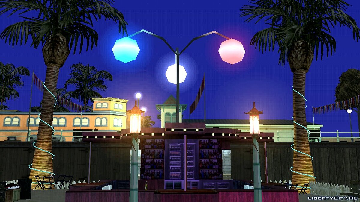 Ночное кафе на пляже для GTA San Andreas (iOS, Android) - Картинка #2