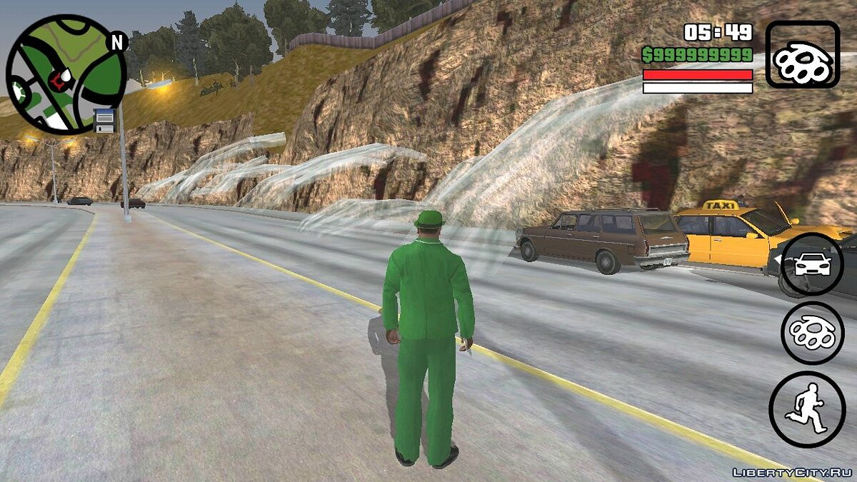 Водопад для GTA San Andreas (iOS, Android) - Картинка #1