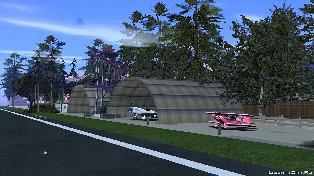 Больше не заброшенный аэропорт Сиджея для GTA San Andreas (iOS, Android) - Картинка #1