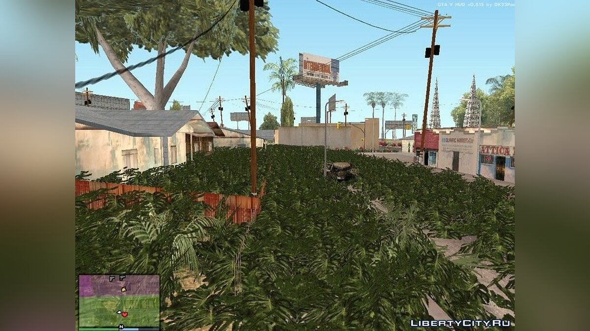Заросший Лос-Сантос для GTA San Andreas (iOS, Android) - Картинка #2