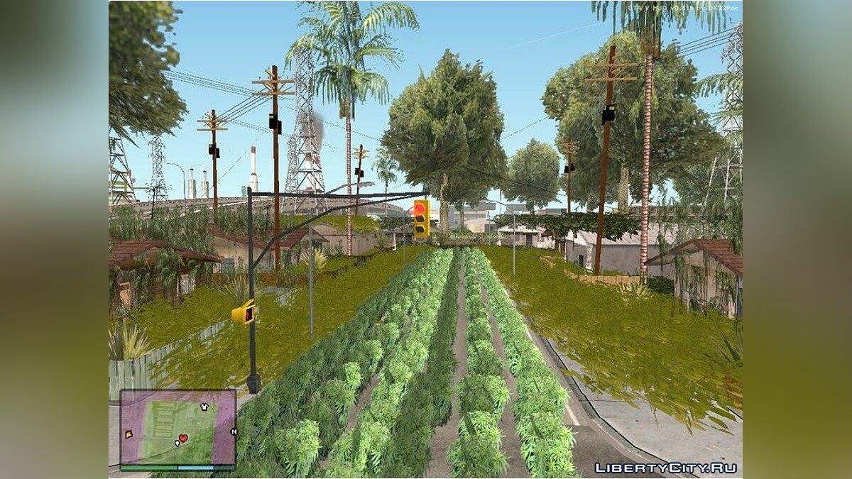 Заросший Лос-Сантос для GTA San Andreas (iOS, Android) - Картинка #5
