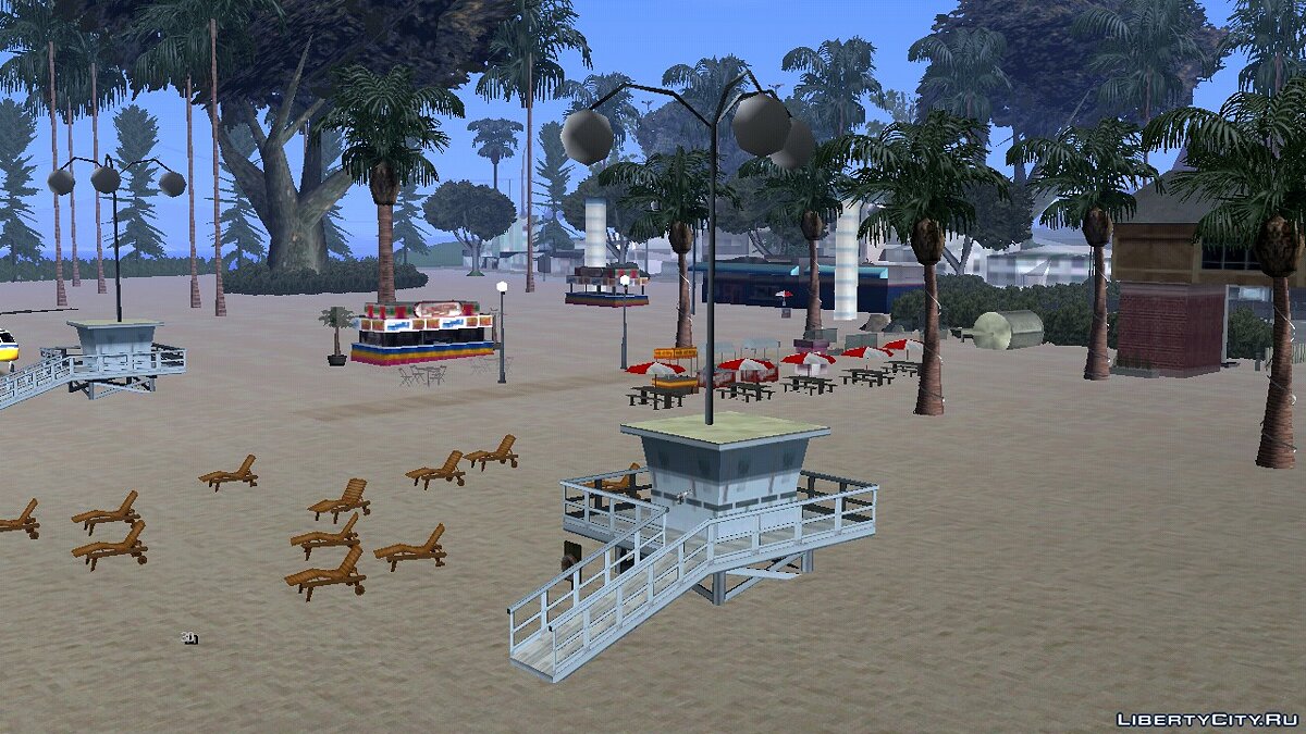 Новый пляж в Лос-Сантосе для GTA San Andreas (iOS, Android) - Картинка #1